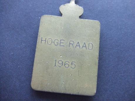 Carnaval Hoge Raad 1965 Emaille inleg (2)